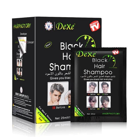 SHAMPOO NEGRO CUBRECANAS - Dexe